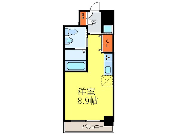 グレンパ－ク江坂Ⅱの物件間取画像